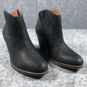 Lucky Brand Black Ankle Boots